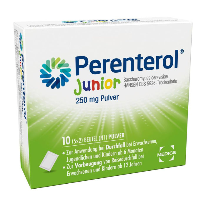 Perenterol Junior 250 mg Pulver bei Durchfall, 10 pcs. Sachets