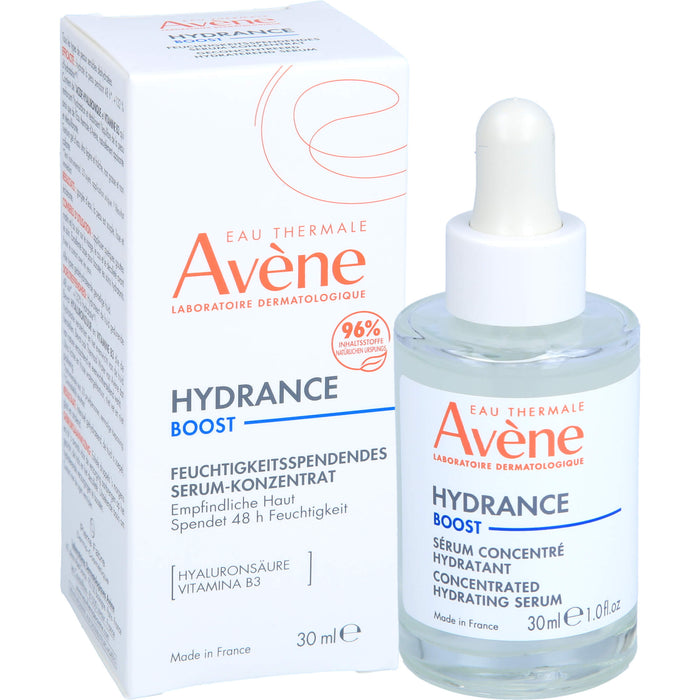 AVENE Hydrance BOOST Feuchtigk. Serum-Konzentrat, 30 ml KON