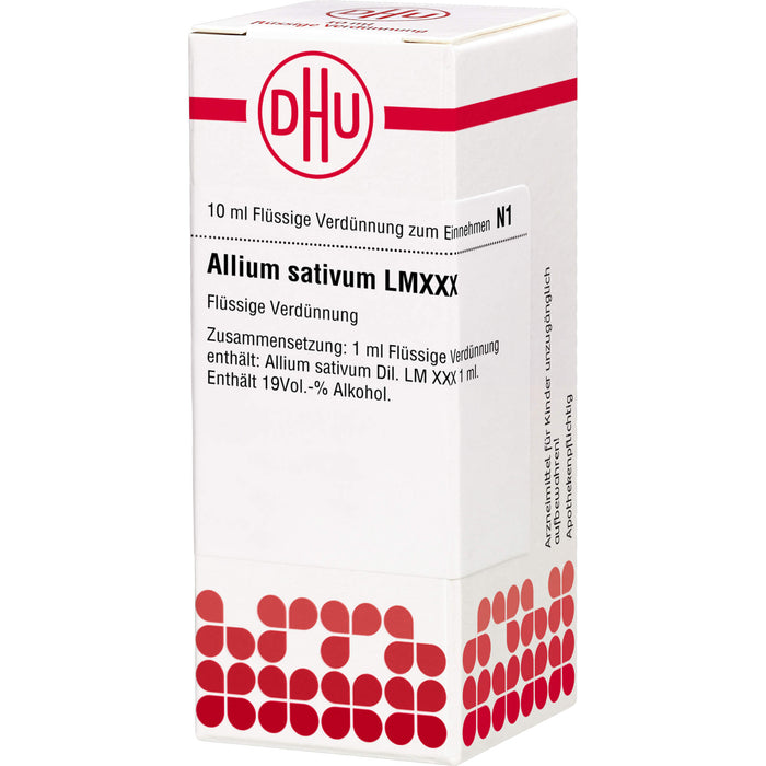 Allium sativum LM XXX Dilution Ind-Fert, 10 ml DIL