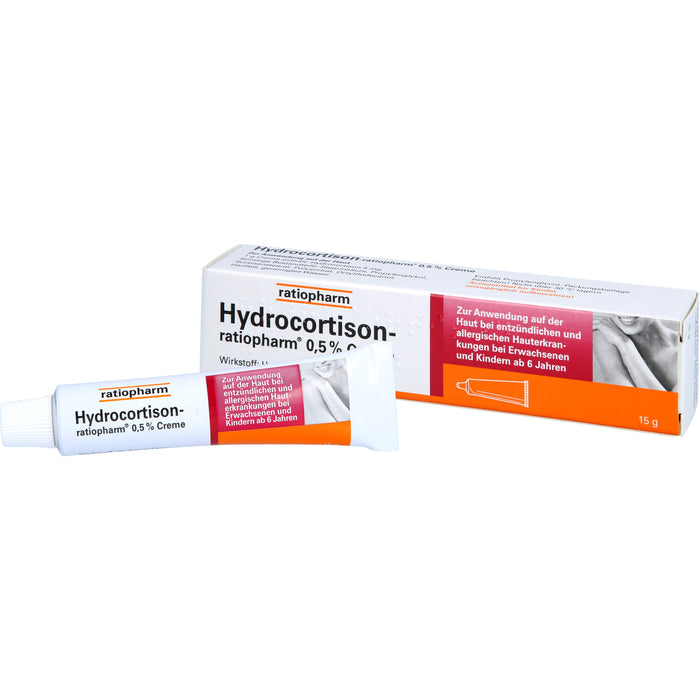 Hydrocortison-ratiopharm 0,5 % Creme, 15 g Crème