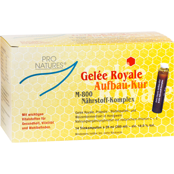 Pro Natures Gelée Royale Aufbau-Kur Trinkampullen, 14 pcs. Ampoules