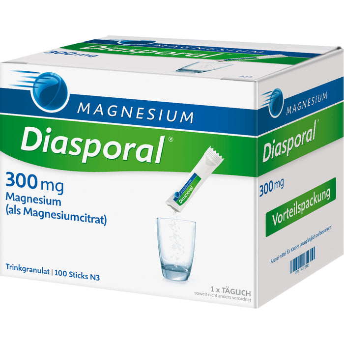 Magnesium Diasporal 300 mg Trinkgranulat, 100 St. Beutel