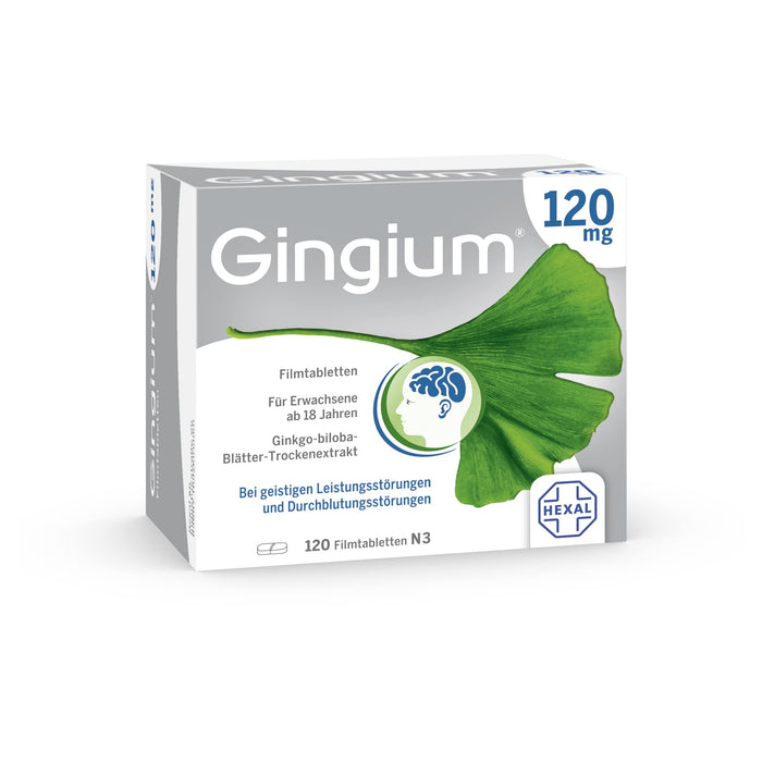 Gingium 120 mg Filmtabletten, 120 St. Tabletten