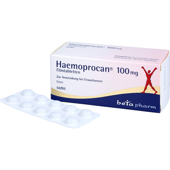 Haemoprocan 100 mg, Filmtabletten, 50 St FTA