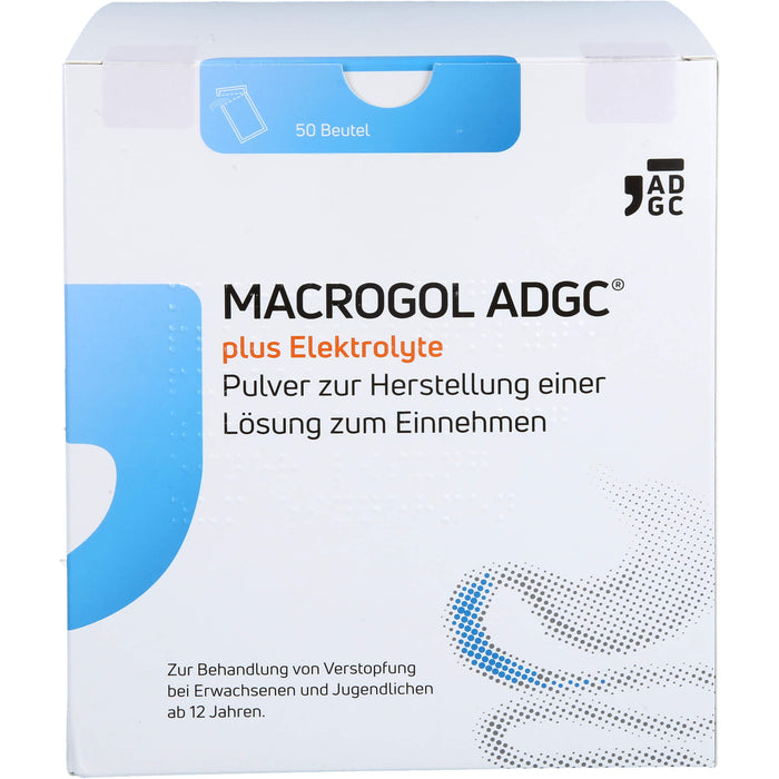 MACROGOL ADGC plus Elektrolyte Pulver zur Herstellung einer Lösung zum Einnehmen, 50 St PLE