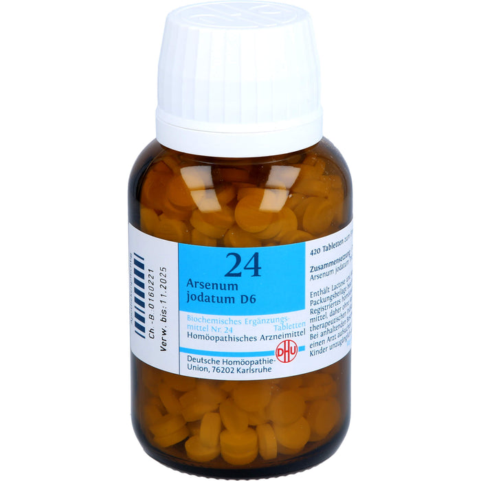 DHU Schüßler-Salz Nr. 24 Arsenum jodatum D6 Tabletten, 420 pcs. Tablets