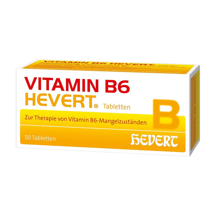 Vitamin B6 Hevert zur Therapie von Vitamin B6-Mangelzuständen, 50 St. Tabletten