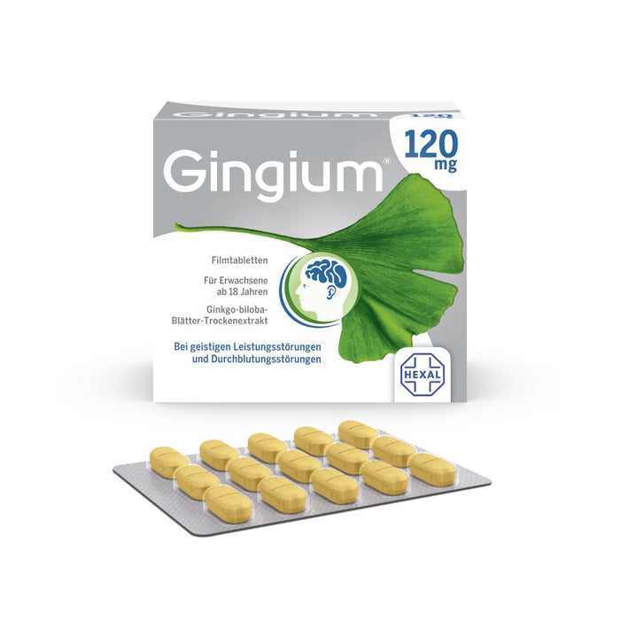 Gingium 120 mg Filmtabletten, 120 pcs. Tablets