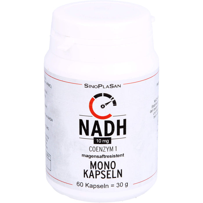 NADH 10 mg Coenzym 1 magensaftresistent Mono-Kaps, 60 St KMR