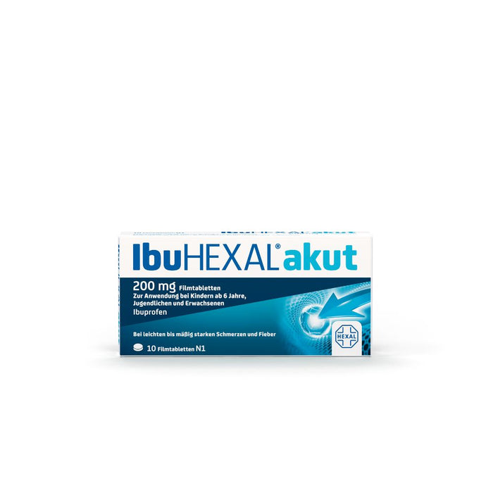 IbuHEXAL akut 200 mg, 10 St. Tabletten