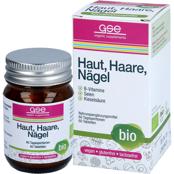 GSE phyto vitamins Haut, Haare, Nägel Komplex Tabletten, 60 St. Tabletten