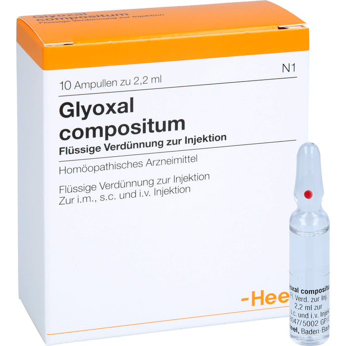 Glyoxal compositum Inj.-Lsg., 10 pc Ampoules