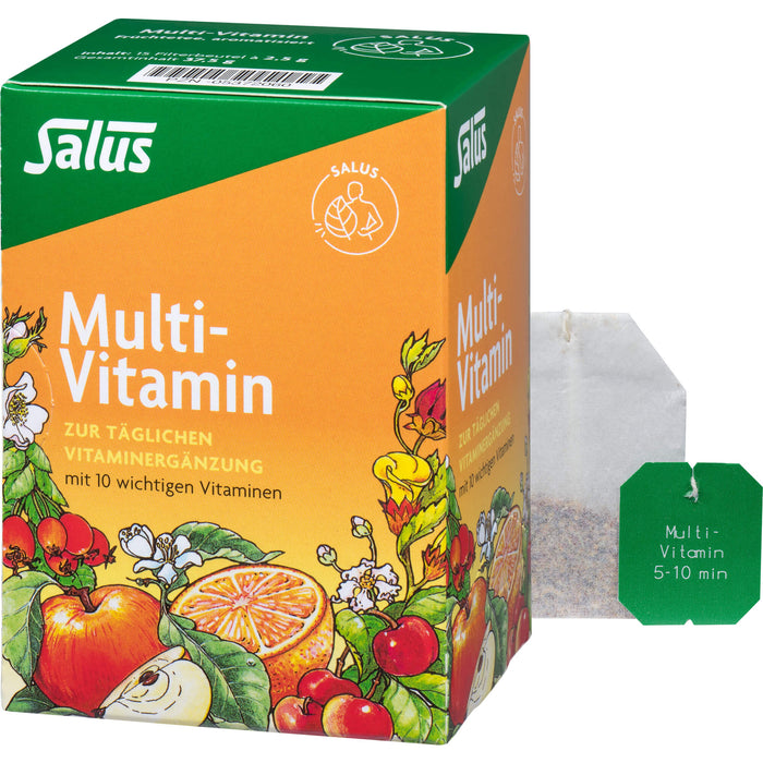 Multi-Vitamin Früchtetee mit natürl. Aroma Salus, 15 St FBE