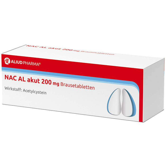 NAC AL akut 200 mg Brausetabletten zur Schleimlösung, 20 pc Tablettes