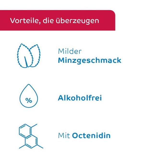 octenident Mundspüllösung - Hygienische Mundpflege für die ganze Familie, 250 ml Solution