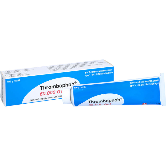 Thrombophob 60.000 Gel bei Venenbeschwerden, 100 g Gel