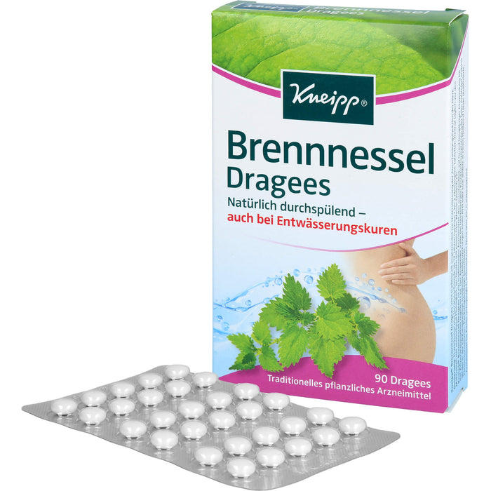 Kneipp Brennnessel Dragees natürlich durchspülend, 90 St. Tabletten