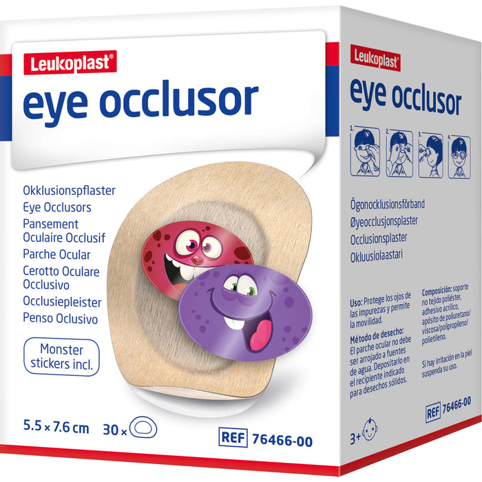 Leukoplast Eye Occlusor 5,5cm x 7,6cm, 30 St PFL