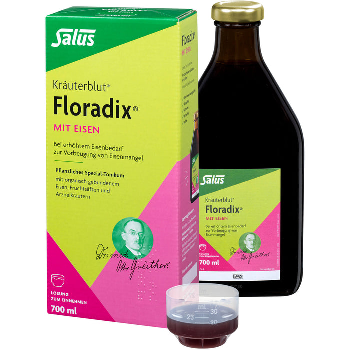 Floradix mit Eisen Lösung, 700 ml Solution