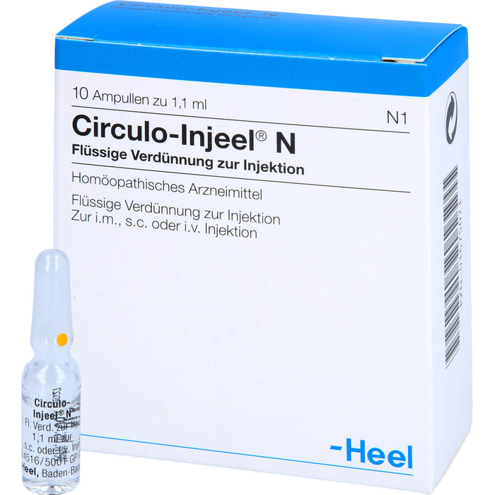 Circulo-Injeel N flüssige Verdünnung, 10 pc Ampoules