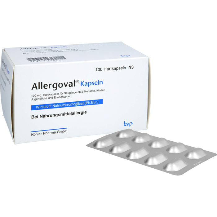 Allergoval Kapseln bei Nahrungsmittelallergie, 100 pc Capsules