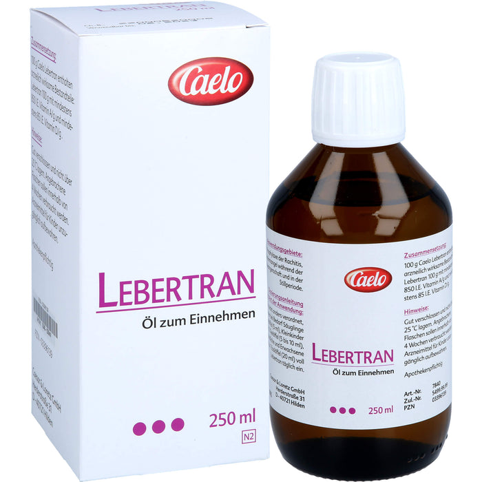 Caelo Lebertran, 250 ml Oil