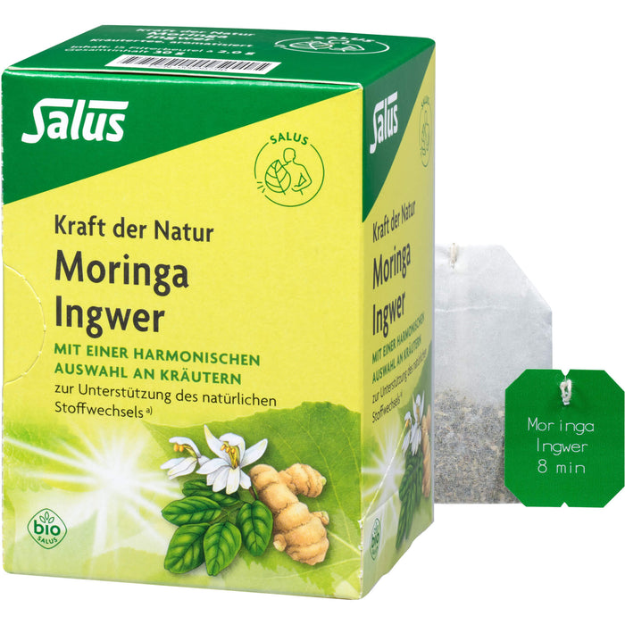 Moringa Ingwer Kräutertee Kraft der Natur Salus, 15 St FBE