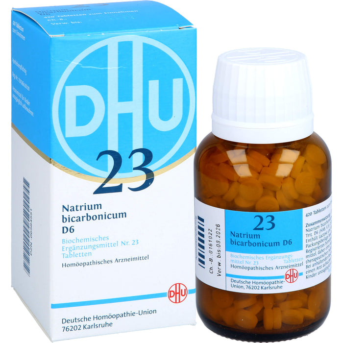 DHU Schüßler-Salz Nr. 23 Natrium bicarbonicum D6 Tabletten, 420 pc Tablettes