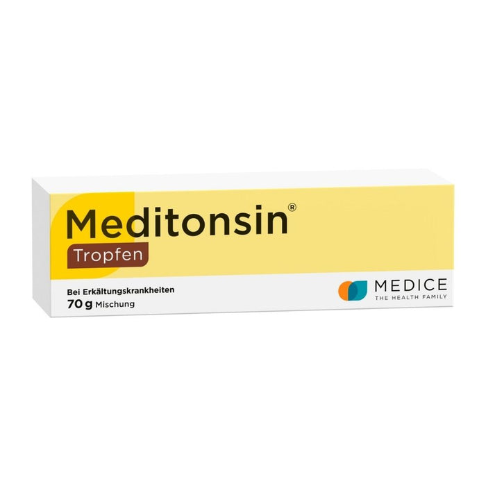 Meditonsin Tropfen bei Erkältungskrankheiten, 70 g Solution