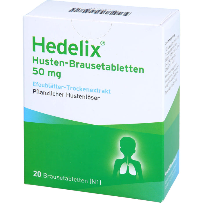 Hedelix Husten-Brausetabletten, 20 pcs. Tablets