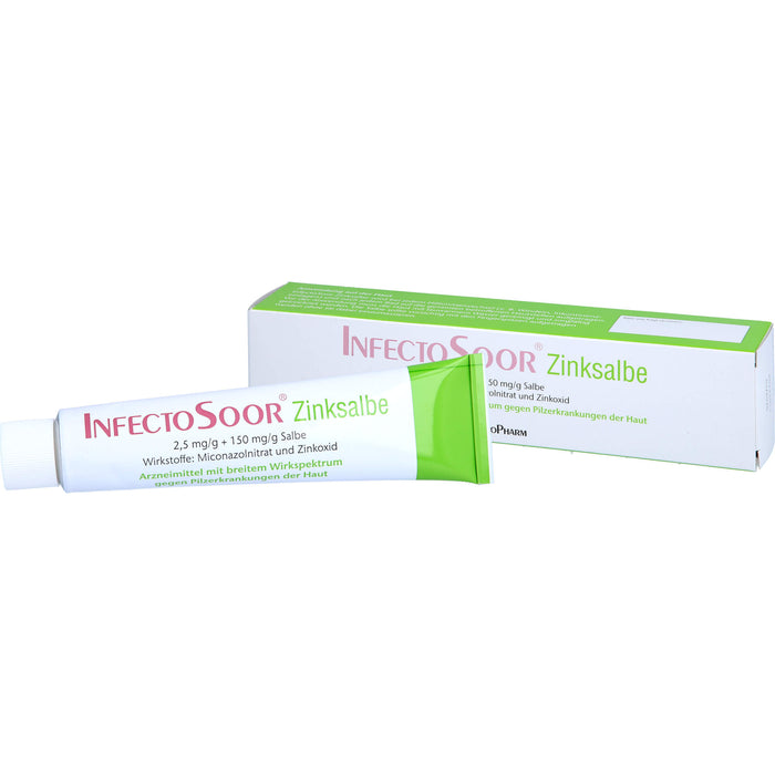 InfectoSoor Zinksalbe, 2,5 mg/g + 150 mg/g Salbe, 60 g Salbe