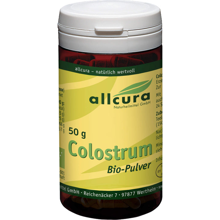 allcura Colostrum Bio-Pulver, 50 g Powder