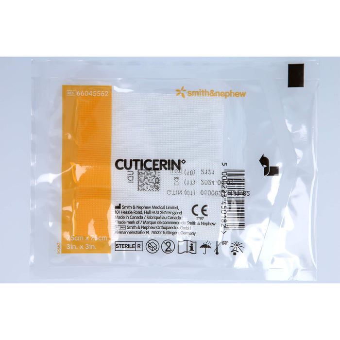 CUTICERIN 7,5 x 7,5 cm steriler verklebungsreduzierender Verband, 1 pcs. Compresses