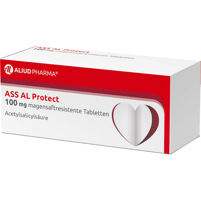 ASS AL Protect 100 mg magensaftresistente Tabletten, 100 pcs. Tablets