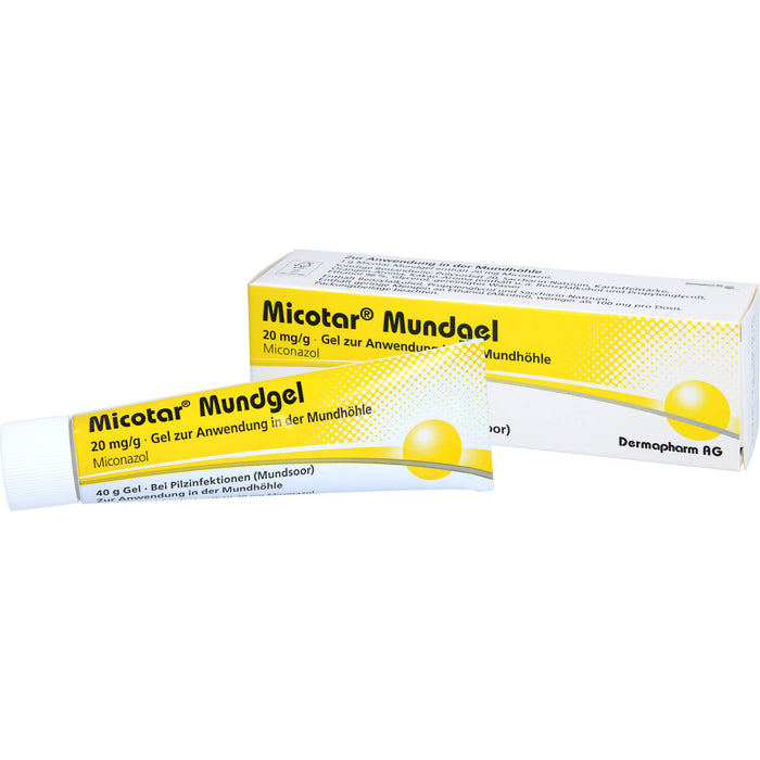 Micotar Mundgel 20 mg/g Gel zur Anwendung in der Mundhöhle, 40 g Gel