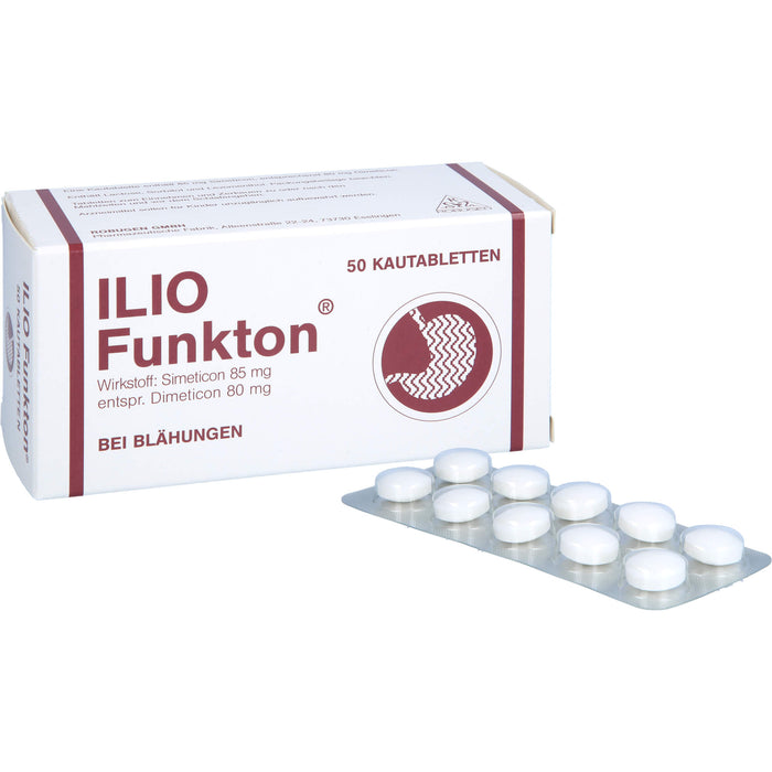 ROBUGEN Ilio-Funkton Kautabletten bei Blähungen, 50 pcs. Tablets