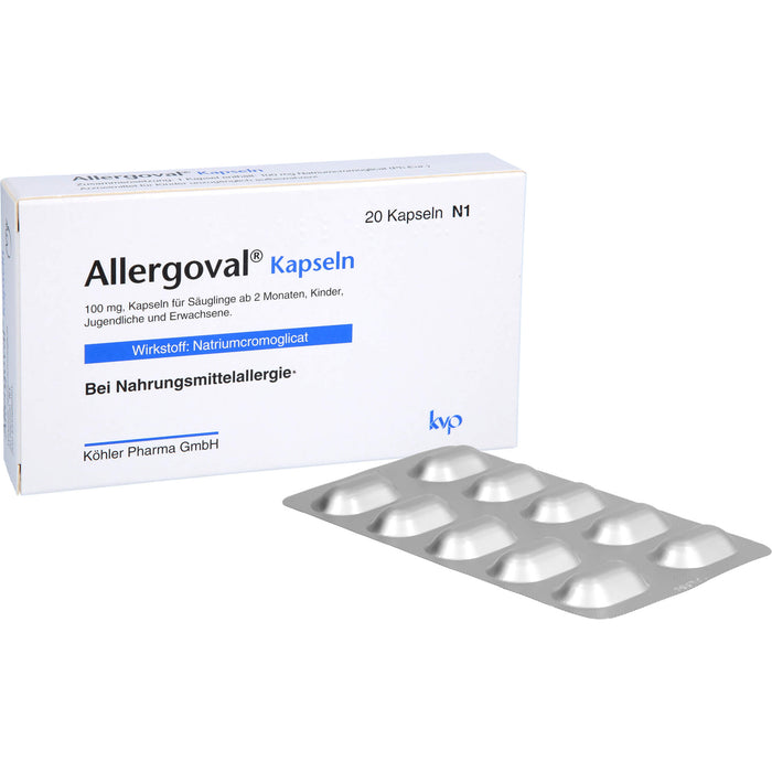 Allergoval Kapseln bei Nahrungsmittelallergie, 20 pc Capsules