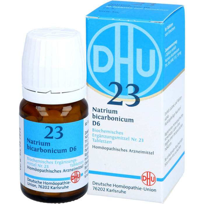 DHU Schüßler-Salz Nr. 23 Natrium bicarbonicum D6 Tabletten, 80 pcs. Tablets