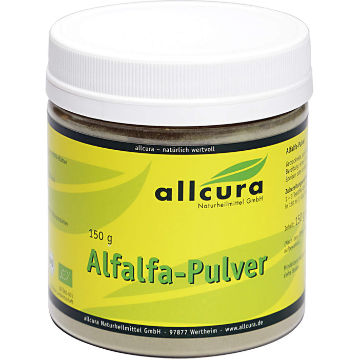 allcura Alfalfa-Pulver, 150 g Pulver