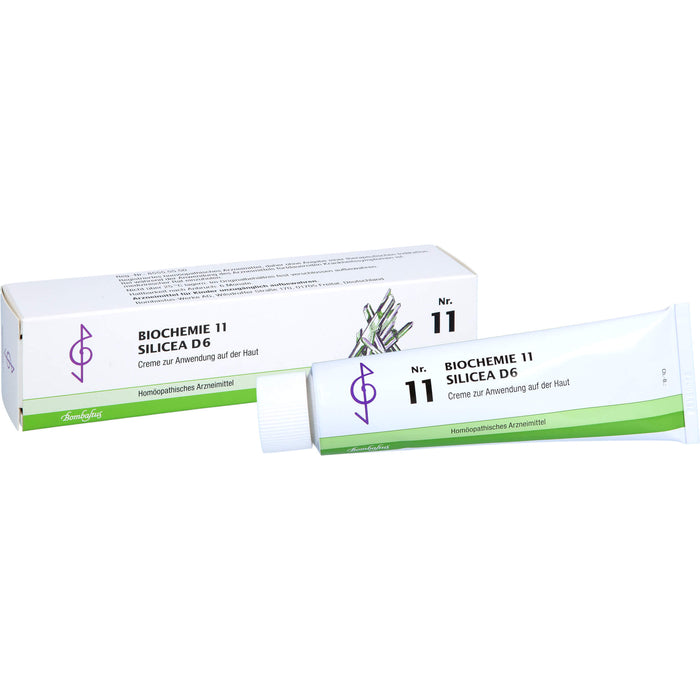 Bombastus Biochemie 11 Silicea D 6 Creme, 100 ml Cream