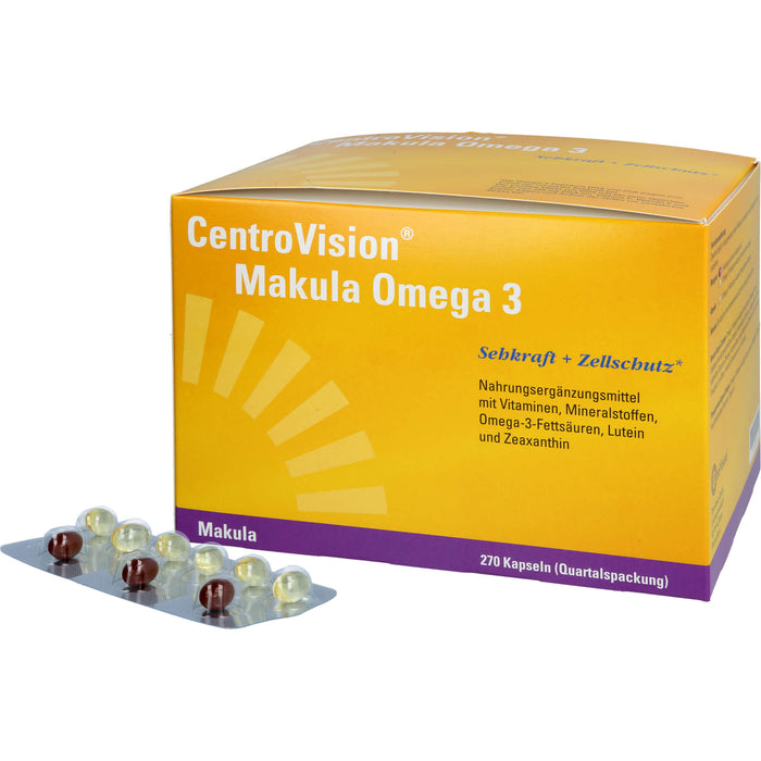 CentroVision Makula Omega 3 Kapseln, 270 St. Kapseln