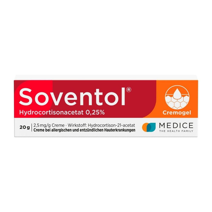 Soventol HydroCortisonAcetat 0,25 % Creme, 20 g Cream