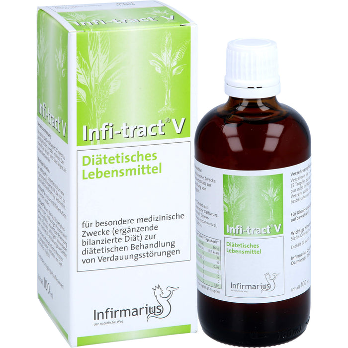 Infi-tract V Tropfen bei Verdauungsstörungen, 100 ml Lösung