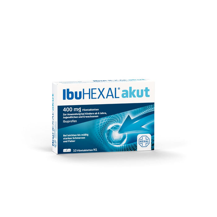 IbuHEXAL akut 400 mg, 10 St. Tabletten