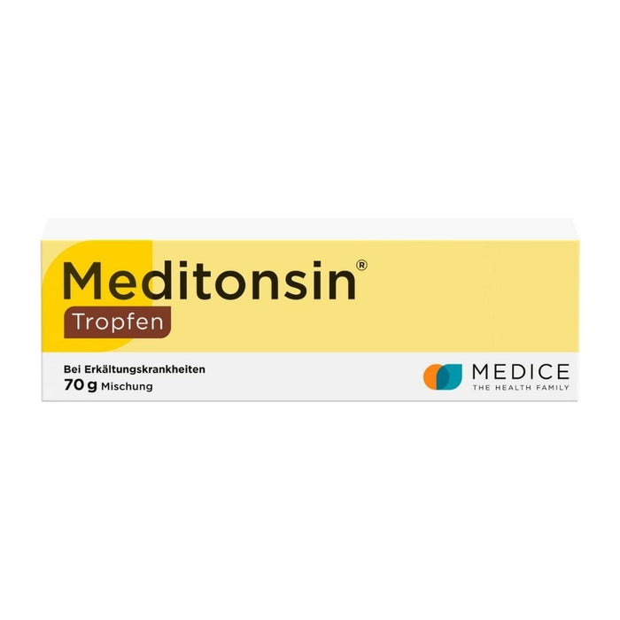 Meditonsin Tropfen bei Erkältungskrankheiten, 70 g Solution