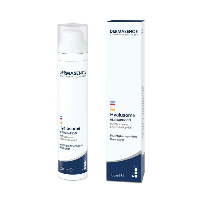 DERMASENCE Hyalusome Reinigungsgel feuchtigkeitsspendend und beruhigend, 100 ml Gel