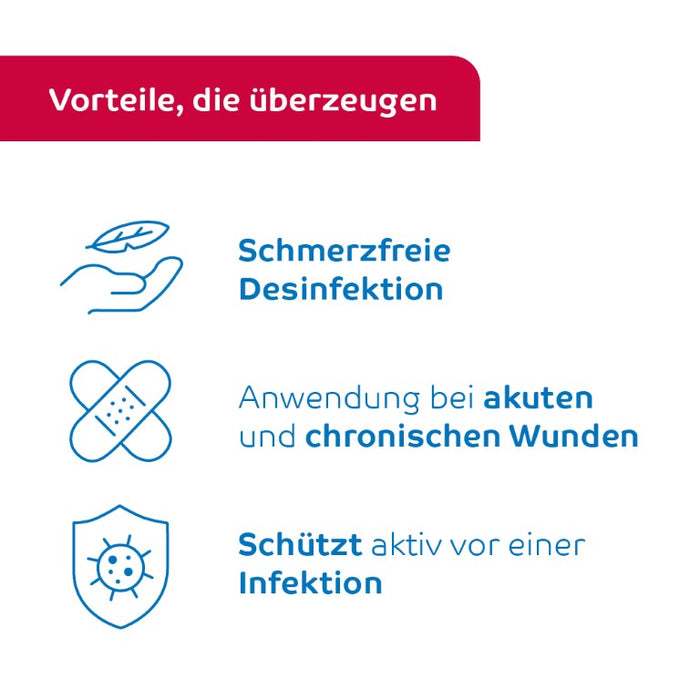 octenisept Wund-Desinfektion Spray - schmerzfreies Antiseptikum zur Behandlung von akuten und chronischen Wunden, schützt vor Wundinfektionen, 100 ml Solution