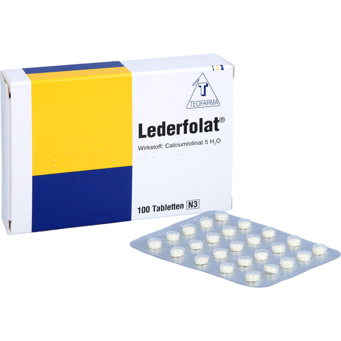 Lederfolat 6,35 mg Tabletten, 100 pc Tablettes