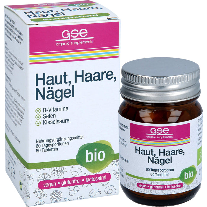 GSE phyto vitamins Haut, Haare, Nägel Komplex Tabletten, 60 St. Tabletten