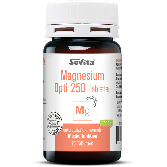 Sovita active MAGNESIUM OPTI 250, 75 St TAB